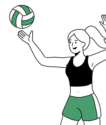 Tournament management volleyball player